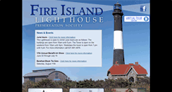 Desktop Screenshot of fireislandlighthouse.com