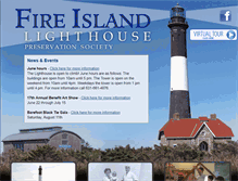 Tablet Screenshot of fireislandlighthouse.com